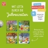 Buchcover und Innenansicht für das Buch: Lotta entdeckt die Jahreszeiten