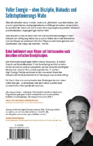 Buchcover und Innenansicht für das Buch: Das High Energy Prinzip