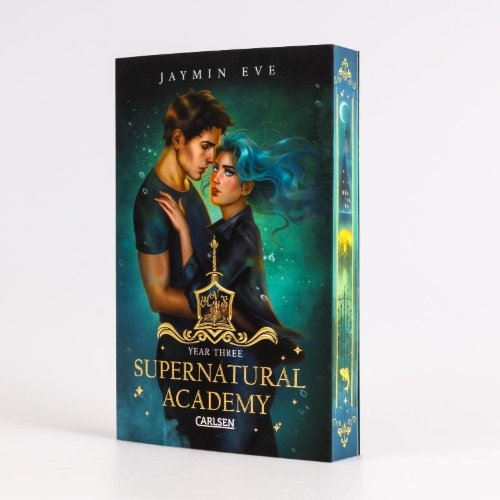 Buchcover und Innenansicht für das Buch: Supernatural Academy: Year Three