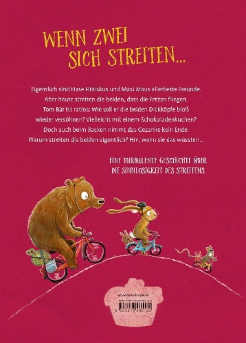 Buchcover und Innenansicht für das Buch: Hase Hibiskus und der große Streit