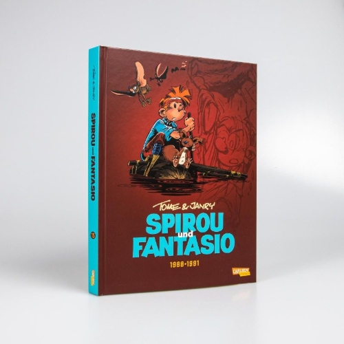 Buchcover und Innenansicht für das Buch: Spirou und Fantasio Gesamtausgabe 15: 1988-1991