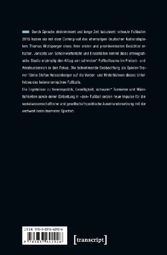 Buchcover und Innenansicht für das Buch: Schwuler* Fußball