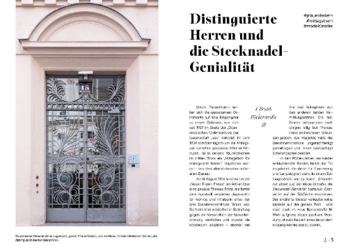Buchcover und Innenansicht für das Buch: Von Tür zu Tür
