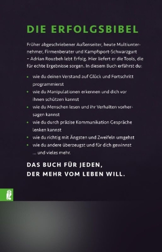 Buchcover und Innenansicht für das Buch: Erfolg aus Prinzip