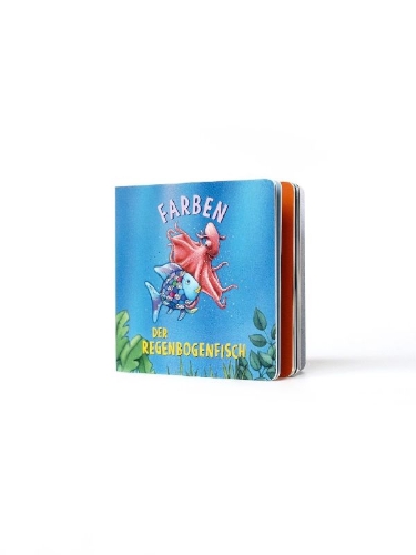 Buchcover und Innenansicht für das Buch: Der Regenbogenfisch Farben