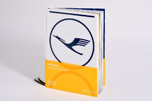 Buchcover und Innenansicht für das Buch: Lufthansa  - Die ersten 100 Jahre