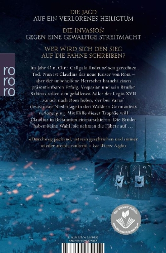 Buchcover und Innenansicht für das Buch: Vespasian. Rome's fallen Eagle
