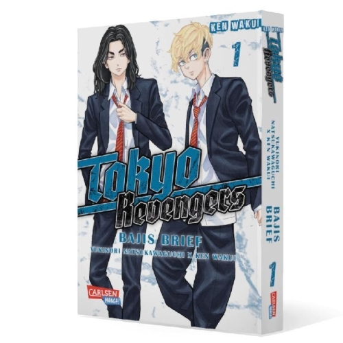 Buchcover und Innenansicht für das Buch: Tokyo Revengers - Baji Keisuke kara no Tegami