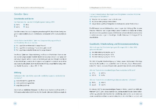 Buchcover und Innenansicht für das Buch: Genderbewusste Pädagogik in der Kita