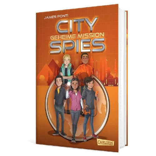 Buchcover und Innenansicht für das Buch: City of the Dead (City Spies Book 4)