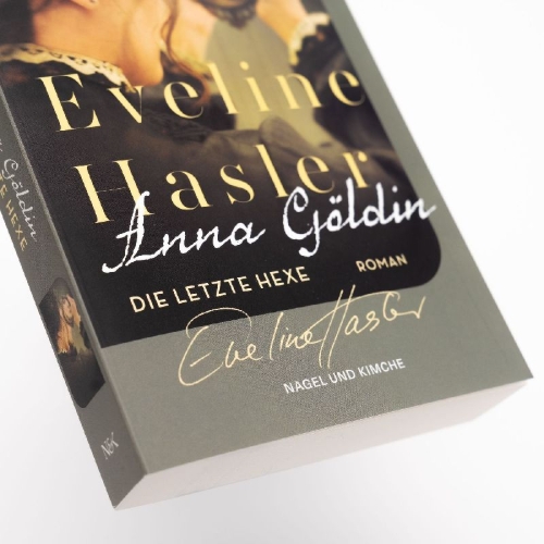 Buchcover und Innenansicht für das Buch: Anna Göldin. Die letzte Hexe