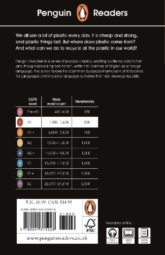 Buchcover und Innenansicht für das Buch: Penguin Readers Level 1: Plastic (ELT Graded Reader)