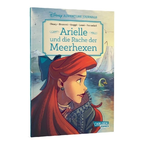 Buchcover und Innenansicht für das Buch: Arielle's Adventure Journal: The Curse of the Sea Witches