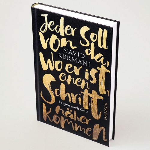 Buchcover und Innenansicht für das Buch: Jeder soll von da, wo er ist, einen Schritt näher kommen