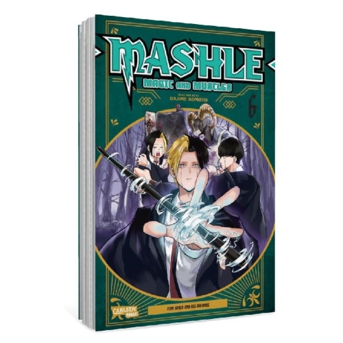 Buchcover und Innenansicht für das Buch: Mashle