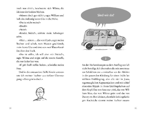 Buchcover und Innenansicht für das Buch: Ich bin hier bloß der Opa