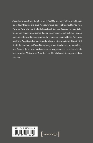 Buchcover und Innenansicht für das Buch: Paris (re)konstruieren