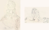 Buchcover und Innenansicht für das Buch: Gustav Klimt: Erotische Zeichnungen/ Erotic Sketchbook