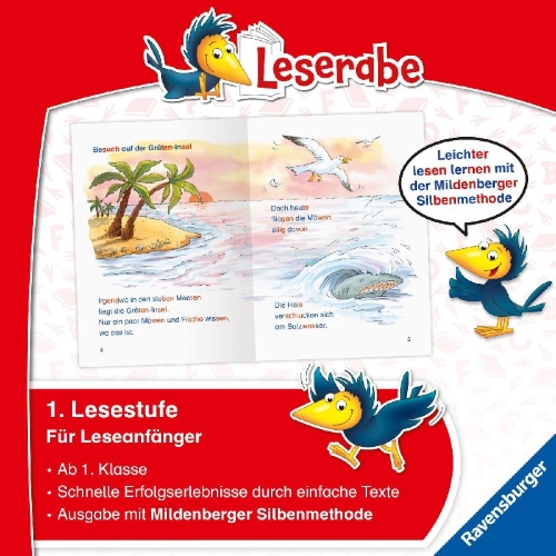 Buchcover und Innenansicht für das Buch: Piratengeschichten - Leserabe 1. Klasse - Erstlesebuch für Kinder ab 6 Jahren