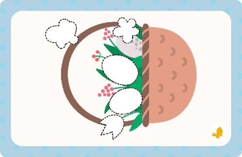 Buchcover und Innenansicht für das Buch: Meine Sticker + Karten + Box - Ostern