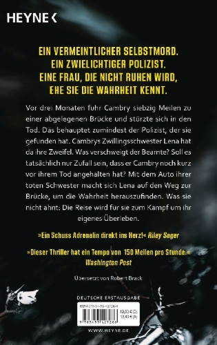 Buchcover und Innenansicht für das Buch: Hairpin Bridge