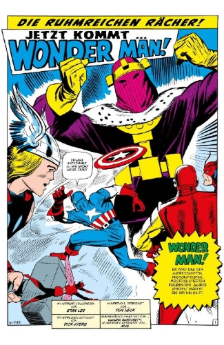 Buchcover und Innenansicht für das Buch: Avengers (1963) #9, Marvel Two-In-One (1974) #78, Wonder Man (1986) #1, Avengers (1998) #14