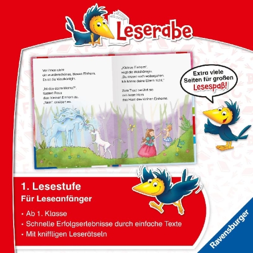 Buchcover und Innenansicht für das Buch: Leserabe Sonderausgaben - Zauberhafte Einhorngeschichten