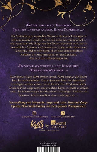 Buchcover und Innenansicht für das Buch: Shadows of the Lost
