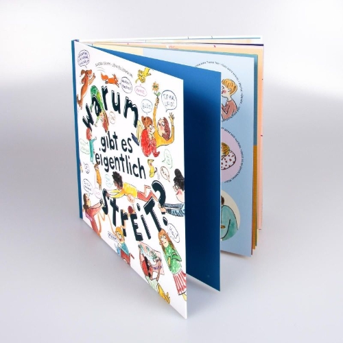 Buchcover und Innenansicht für das Buch: Warum gibt es eigentlich Streit?