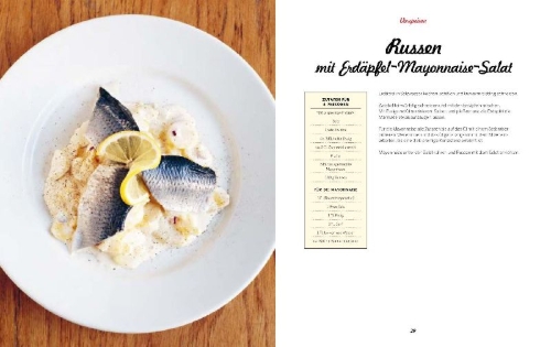 Buchcover und Innenansicht für das Buch: Wiener Küche mit Herz