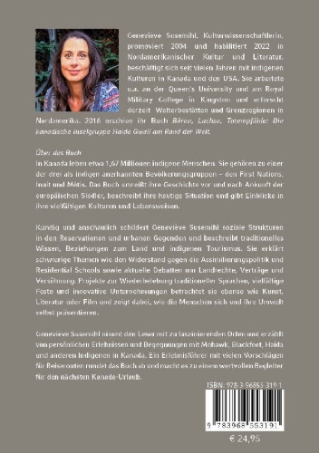 Buchcover und Innenansicht für das Buch: Das indigene Kanada: First Nations, Inuit und Métis