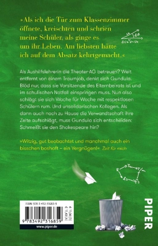 Buchcover und Innenansicht für das Buch: Andere machen das beruflich