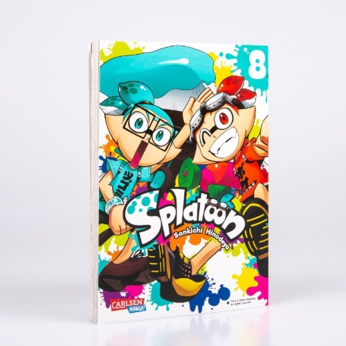 Buchcover und Innenansicht für das Buch: Splatoon