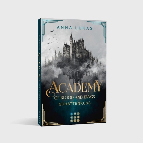 Buchcover und Innenansicht für das Buch: Academy of Blood and Fangs 2: Schattenkuss