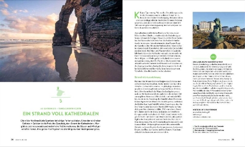 Buchcover und Innenansicht für das Buch: Secret Places Spanien