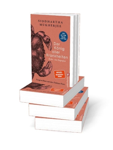 Buchcover und Innenansicht für das Buch: The Emperor of All Maladies: A Biography of Cancer