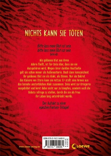 Buchcover und Innenansicht für das Buch: Deathless