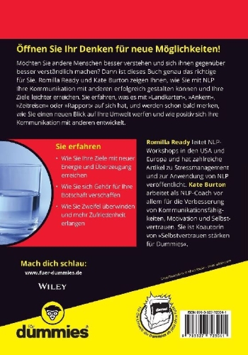 Buchcover und Innenansicht für das Buch: Neuro-Linguistisches Programmieren für Dummies