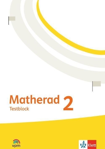 Buchcover und Innenansicht für das Buch: Matherad 2. Testblock Klasse 2