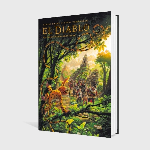 Buchcover und Innenansicht für das Buch: El Diablo