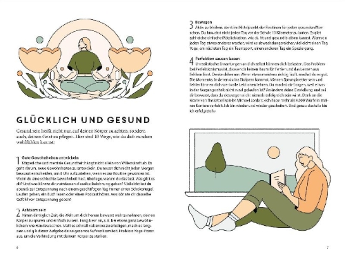 Buchcover und Innenansicht für das Buch: Be You - Be Healthy