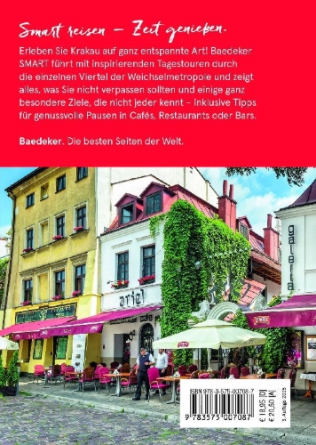 Buchcover und Innenansicht für das Buch: Baedeker SMART Reiseführer Krakau