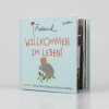 Buchcover und Innenansicht für das Buch: Willkommen im Leben! Herzlichen Glückwunsch zum Baby! (Frederick von Leo Lionni)