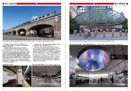 Buchcover und Innenansicht für das Buch: U-Bahn, S-Bahn & Tram in New York