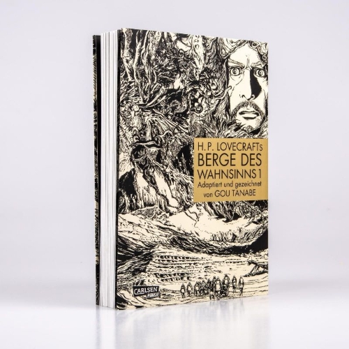 Buchcover und Innenansicht für das Buch: Kyoki no Sanmyaku Nite Lovecraft Kessakushu