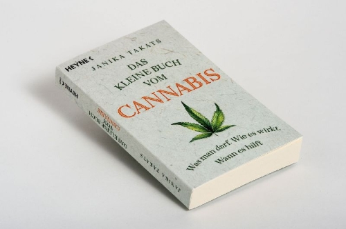 Buchcover und Innenansicht für das Buch: Das kleine Buch vom Cannabis