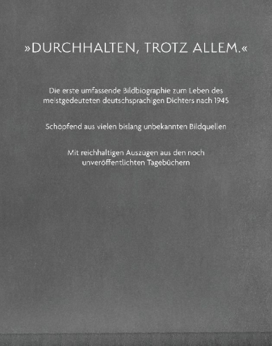 Buchcover und Innenansicht für das Buch: Paul Celan