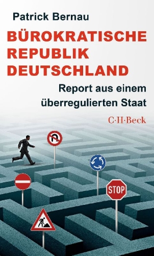Buchcover und Innenansicht für das Buch: Bürokratische Republik Deutschland