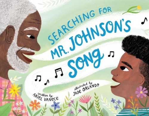 Buchcover und Innenansicht für das Buch: Searching for Mr. Johnson's Song