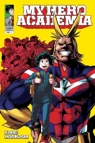 Buchcover und Innenansicht für das Buch: My Hero Academia, Vol. 1